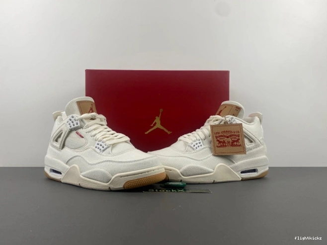 Jordan AO2571-100 Air Levi's x 'White' 4 1026